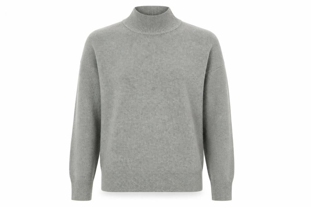 Marks & Spencer Women’s Grey Roll Neck Knit Jumper Size S
