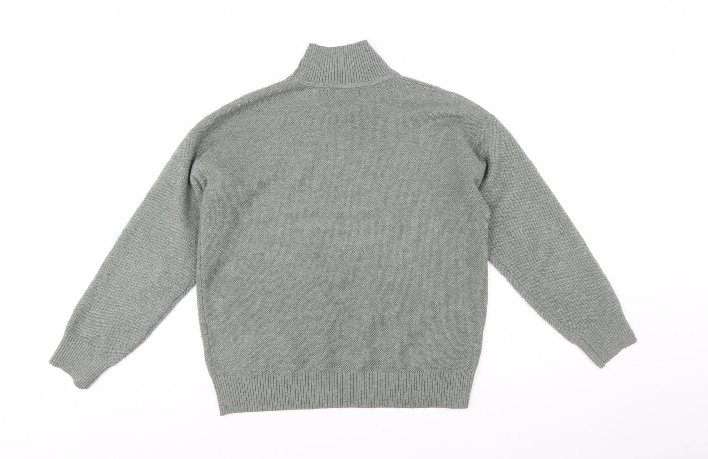 Marks and Spencer Women’s Grey Roll Neck Knit Jumper Size S