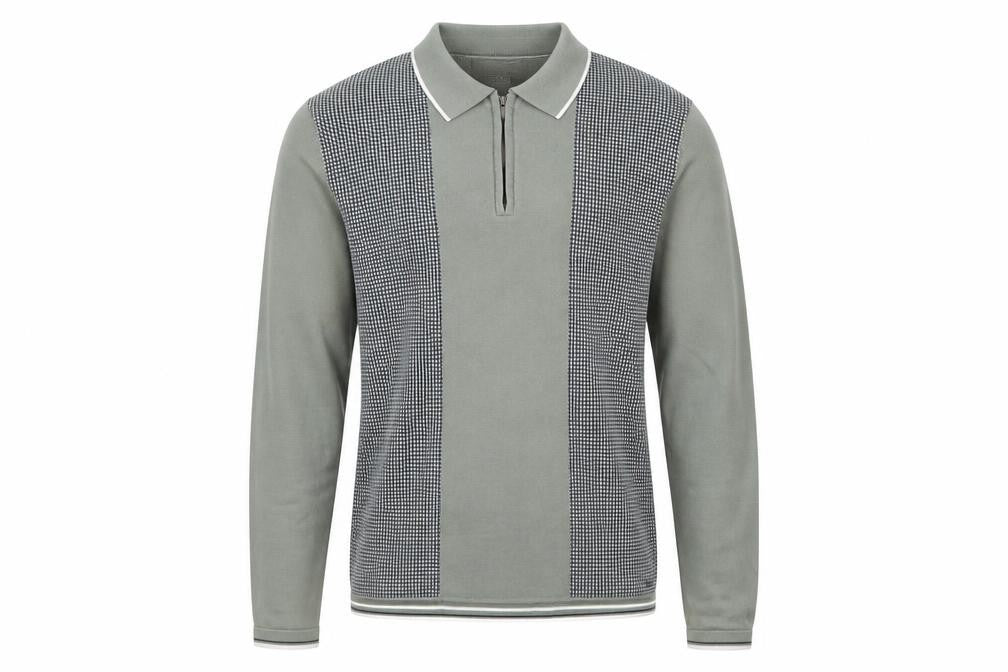 Marks & Spencer Autograph Men's Grey Collared Long Sleeve Pullover Jumper M