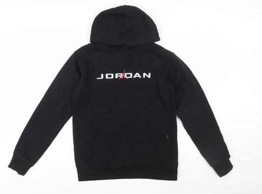 Nike Jordan Boys Black Pullover Hoodie XL 13-15 Years Cotton Blend