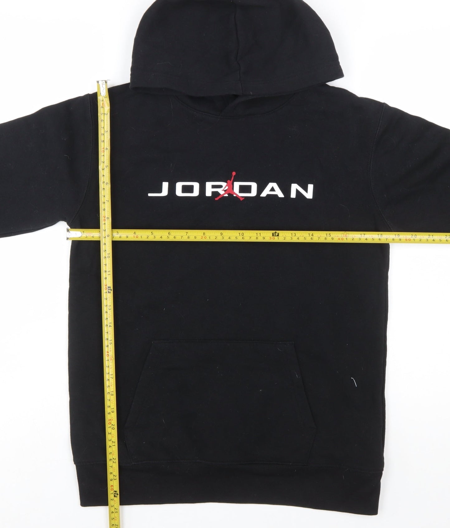 Nike Jordan Boys Black Pullover Hoodie XL 13-15 Years Cotton Blend
