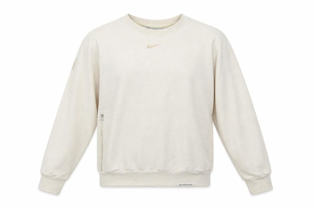 Nike Women Beige Dri-Fit Pullover Sweatshirt Size S