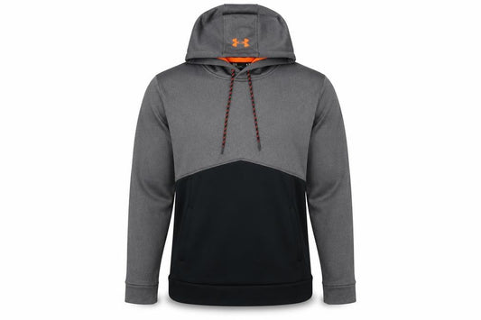 Under Armour Men's Grey Pullover Hoodie L Loose Fit ColdGear