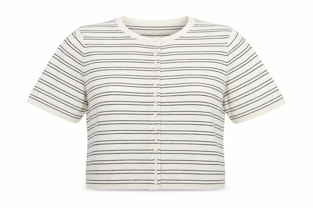 Marks & Spencer Women’s Ivory Striped Knit Cardigan XL
