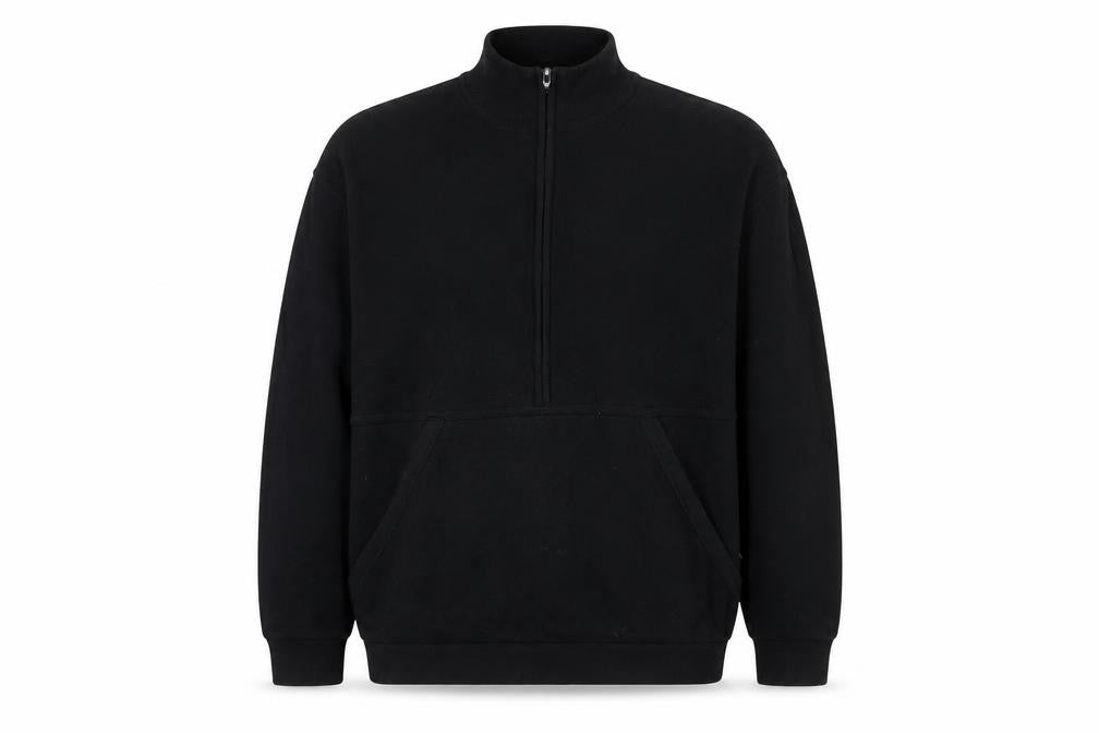Marks & Spencer Men’s Black Half Zip Knit Jumper Size M Regular