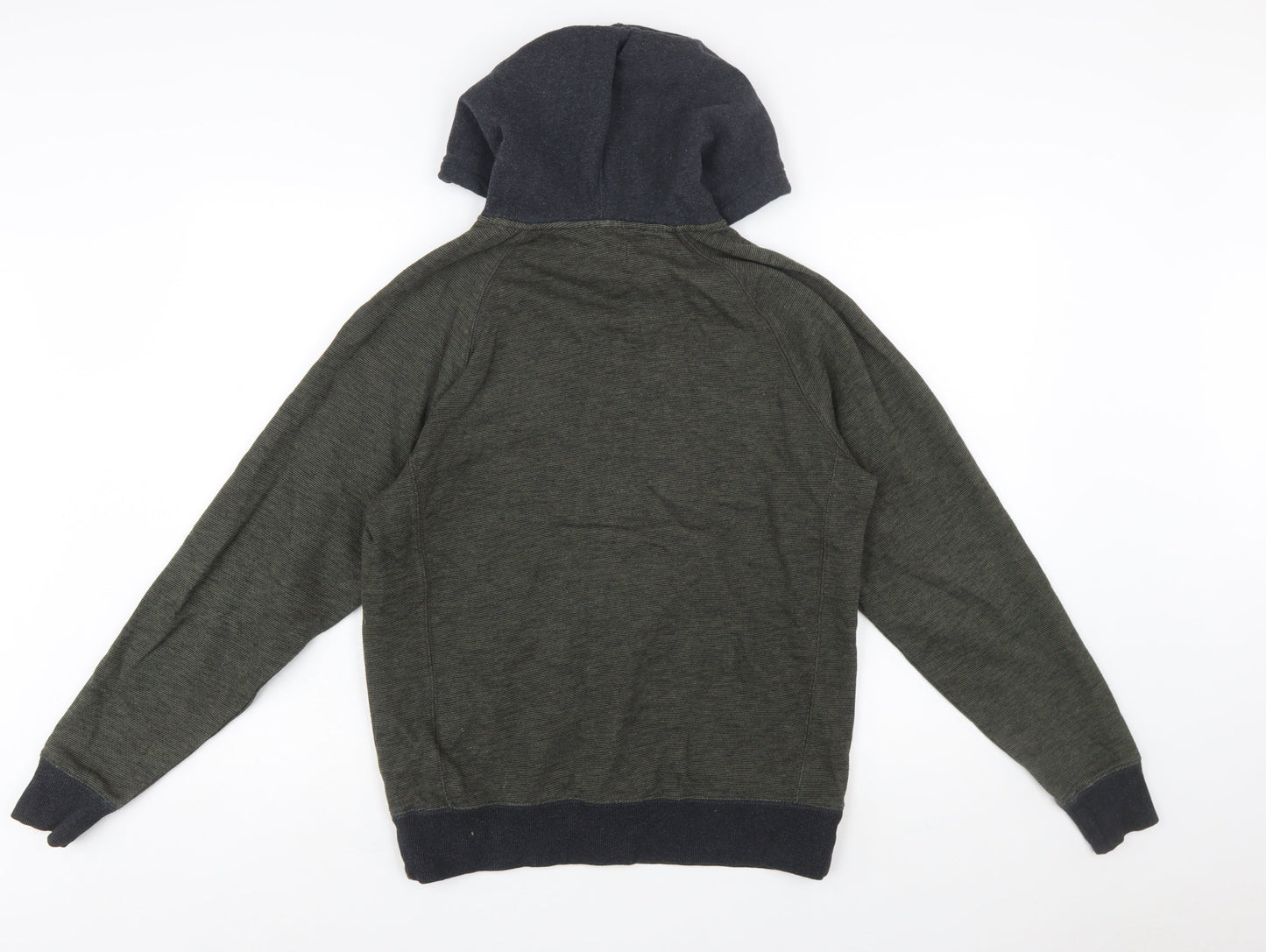 Billabong Men's Green Pullover Hoodie Size S Fleece Cotton Blend
