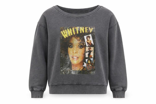 Next Women’s Grey Whitney Houston Graphic Pullover Sweatshirt L