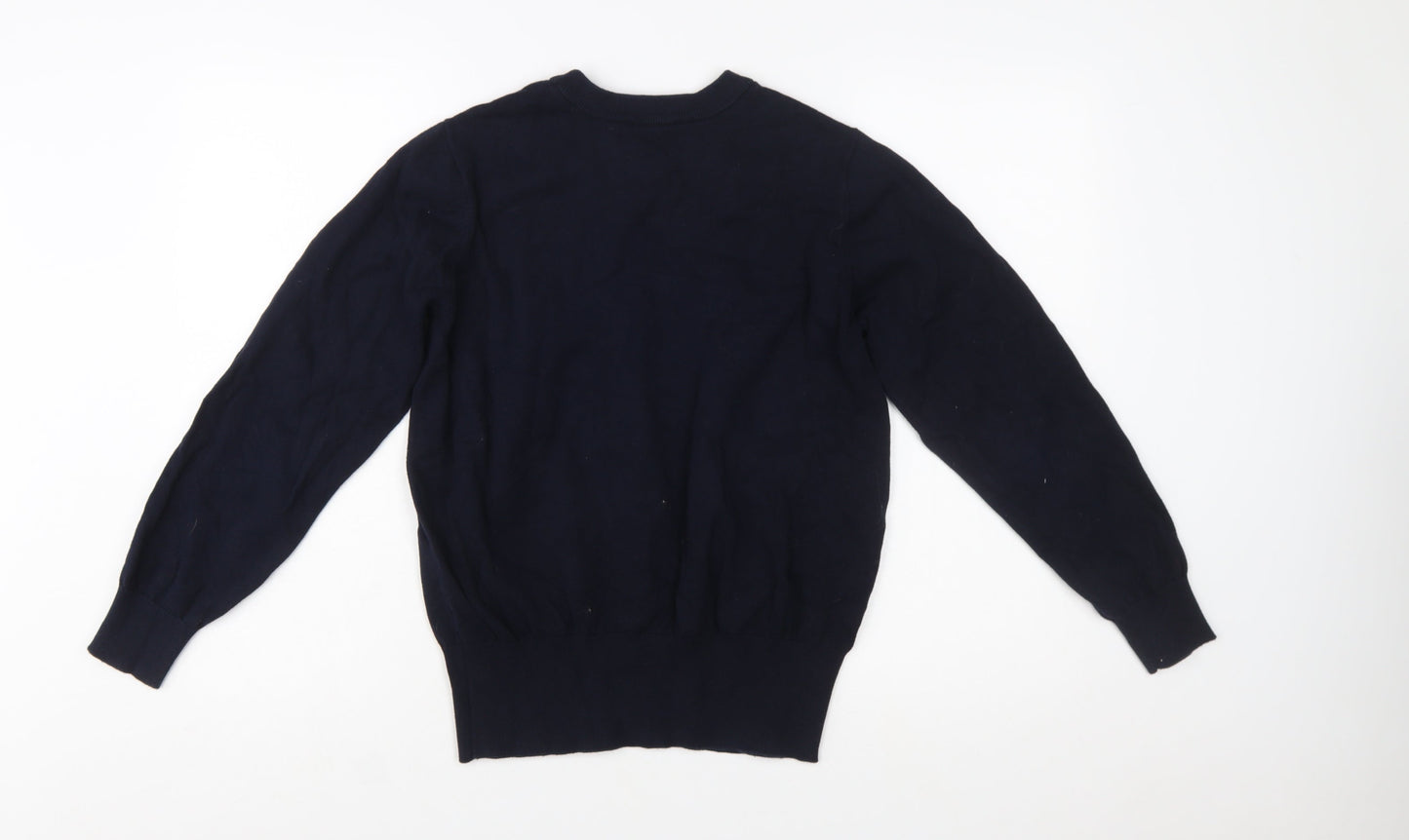 Joanie Women's Blue France 1975 Cotton Pullover Jumper Size M