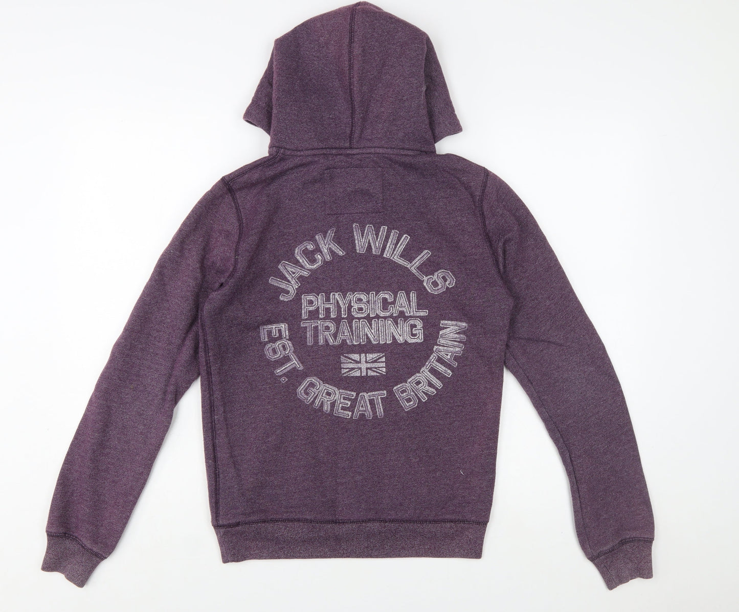 Jack Wills Womens Purple Hoodie UK 8 Pullover Sweatshirt
