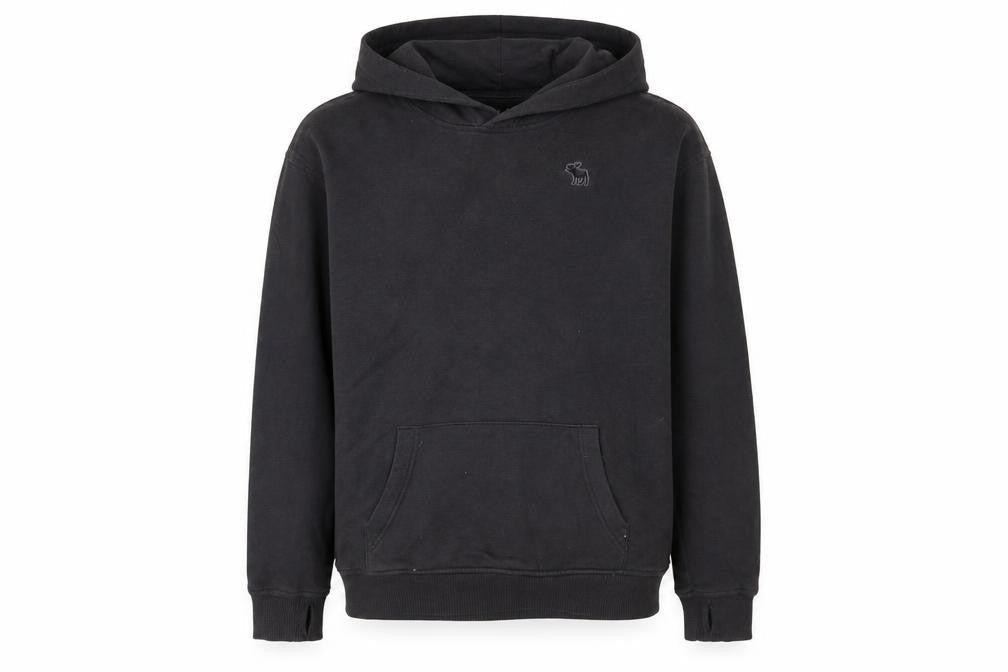 Abercrombie & Fitch Kids Boys Black Pullover Hoodie 15-16 Years Cotton Blend