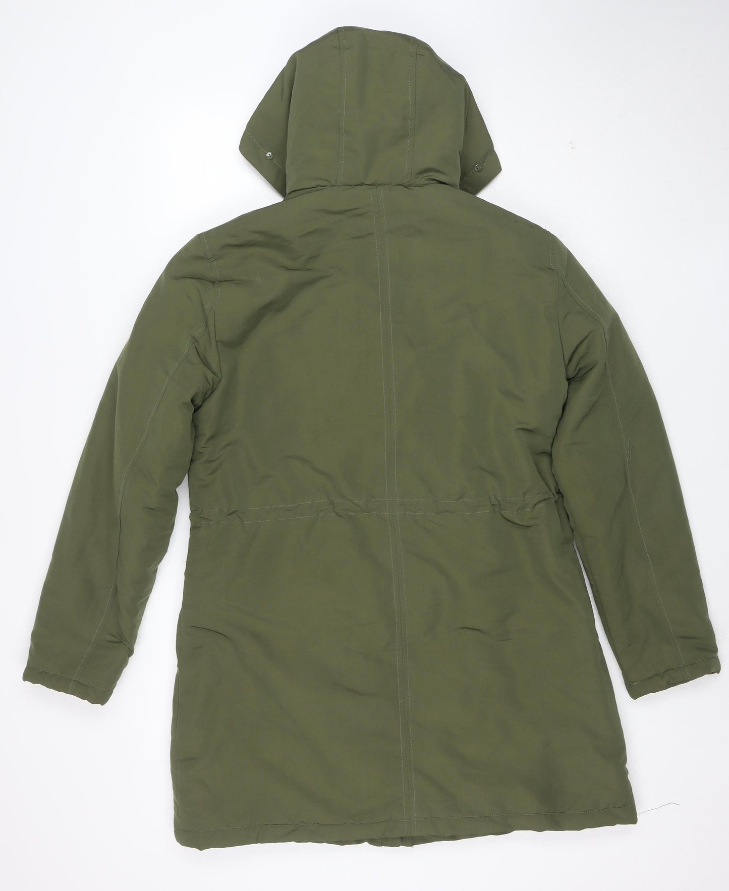 Dorothy Perkins Women Green Size 12 Hooded Parka Coat