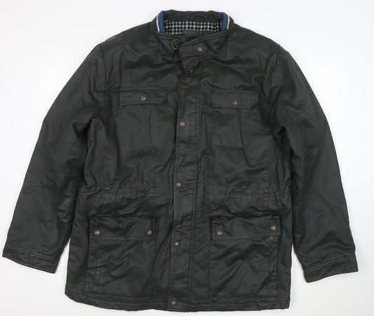 Greenwoods Mens Green XL Lined Parka Jacket with Pockets