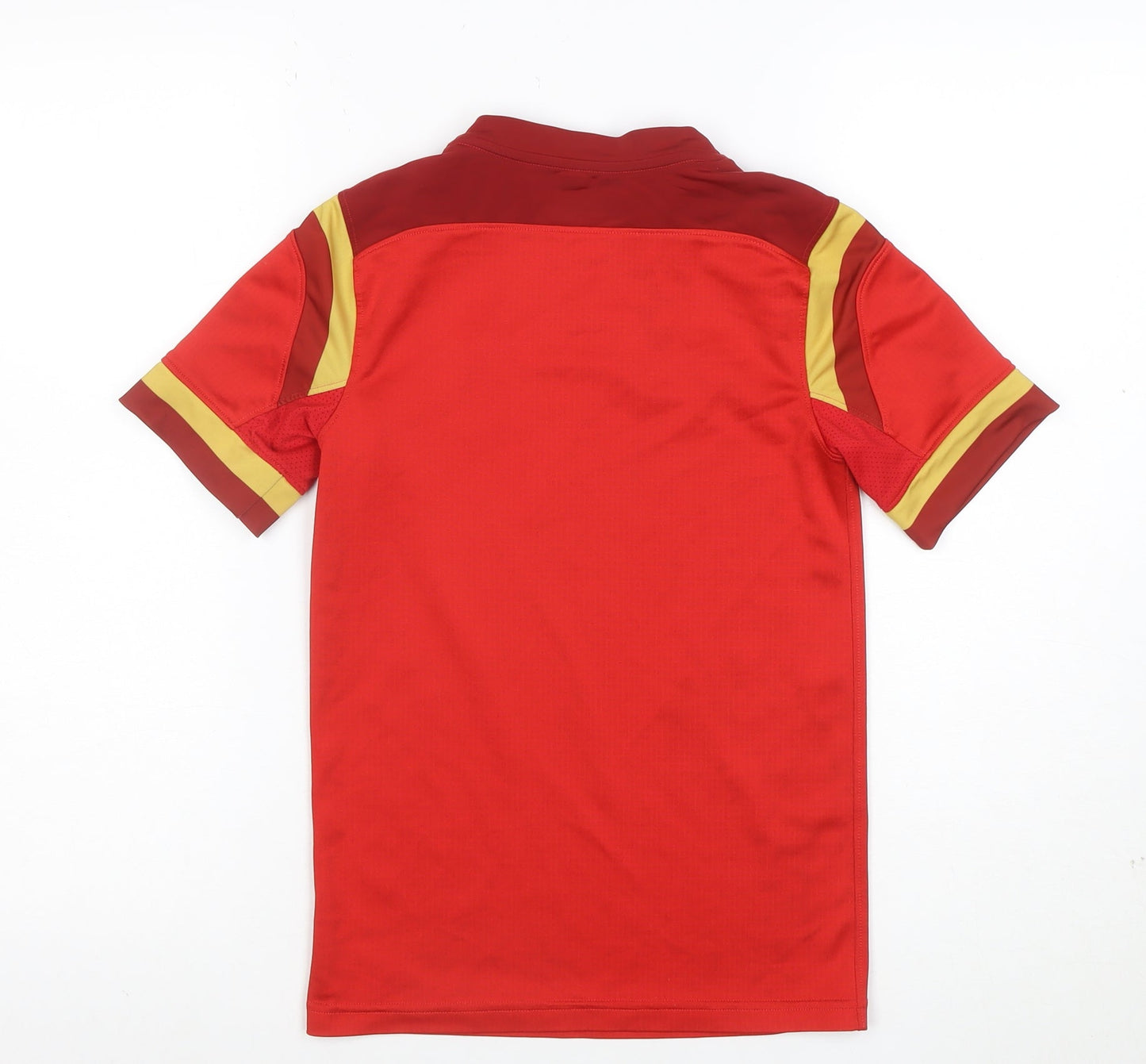 Under Armour Boys Red Rugby World Cup 2015 Wales Jersey XS