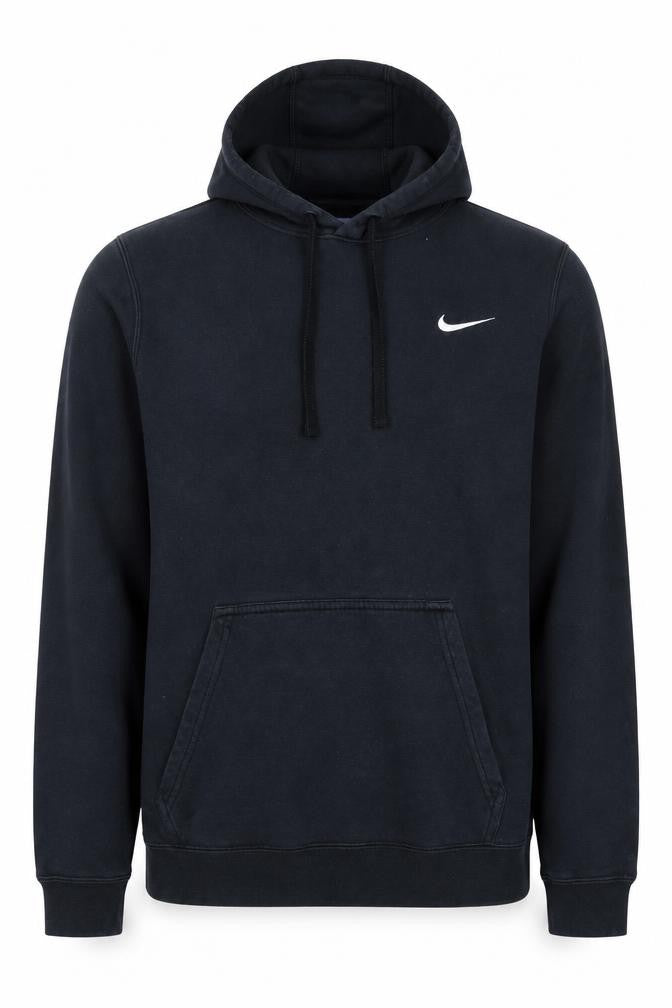 Nike Men's Black Pullover Hoodie Small Fleece Cotton Blend