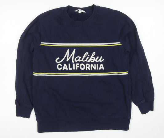 Marks and Spencer Womens Navy Malibu California Sweatshirt S