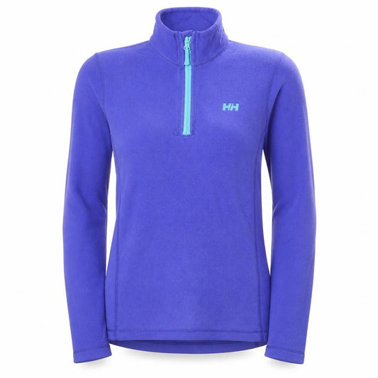 Helly Hansen Women's Purple Fleece 1/2 Zip Pullover Sweatshirt Size L/6
