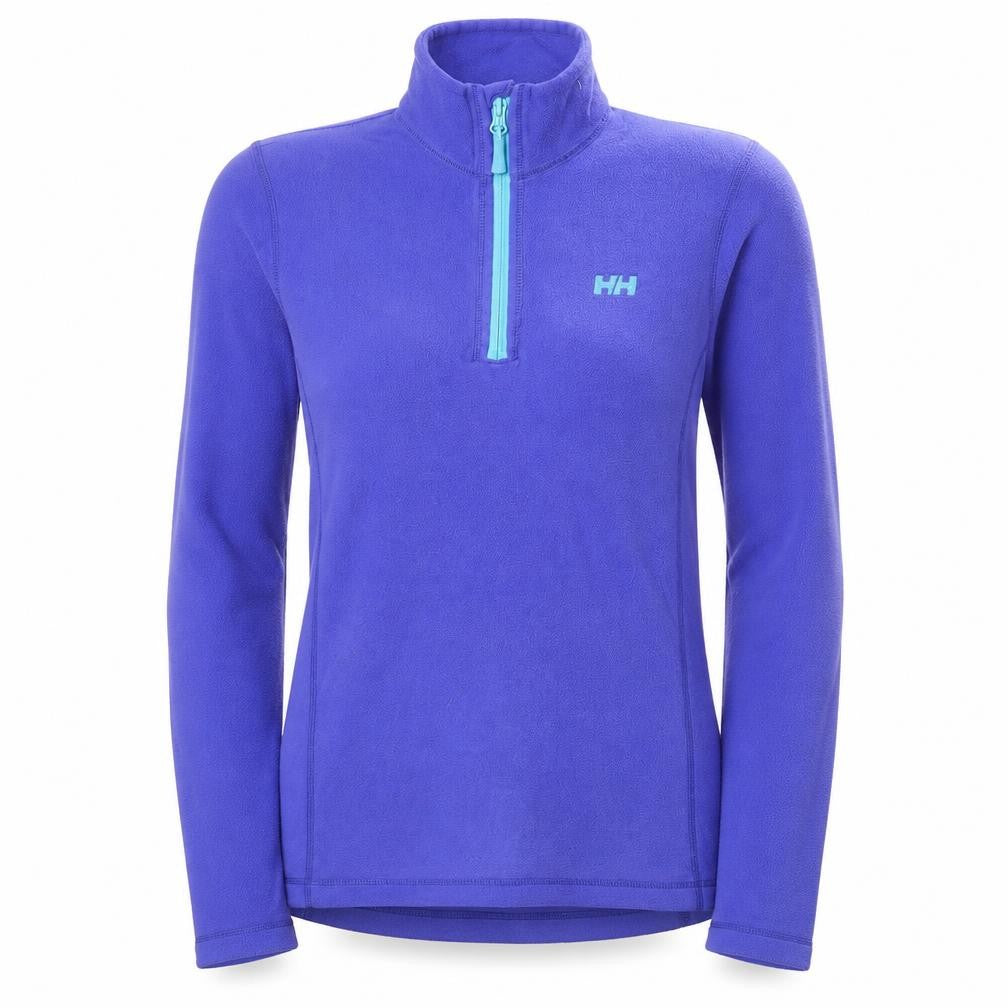 Helly Hansen Women's Purple Fleece 1/2 Zip Pullover Sweatshirt Size L/6