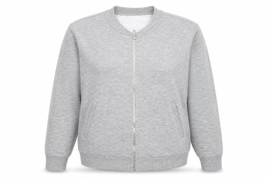 Marks and Spencer Women Grey Full Zip Sweatshirt UK 16 Polyester Blend