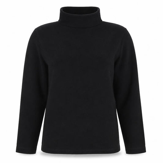 Gelert Womens Black Size 10 1/4 Zip Fleece Pullover Sweatshirt