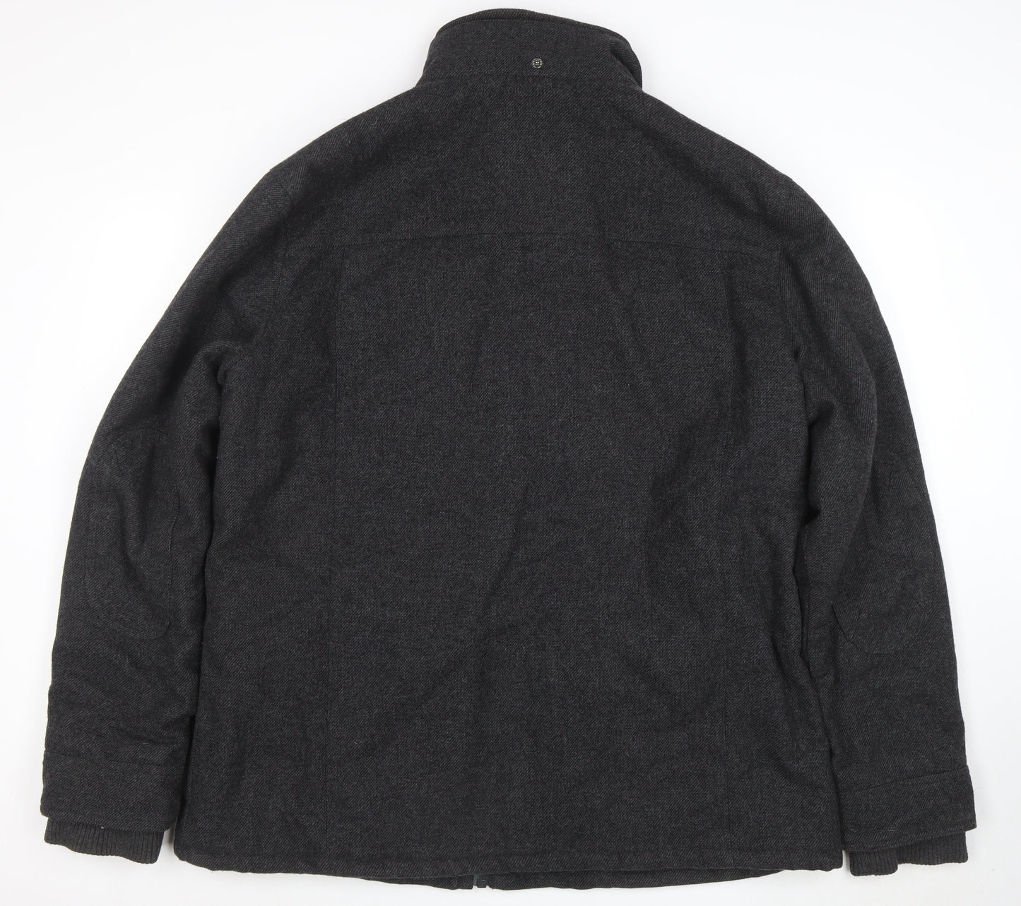 Next Men’s Grey Wool Blend Herringbone Jacket 2XL