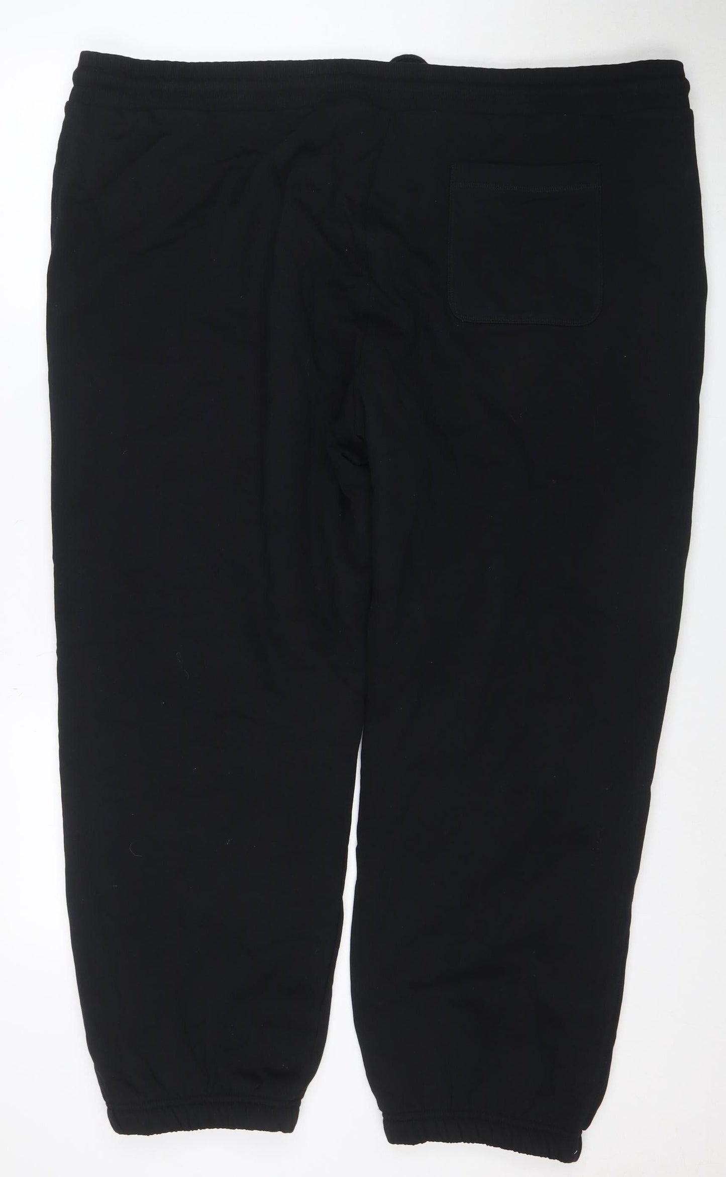 Marks and Spencer Men's Black Fleece Jogger Trousers L Warm Casual