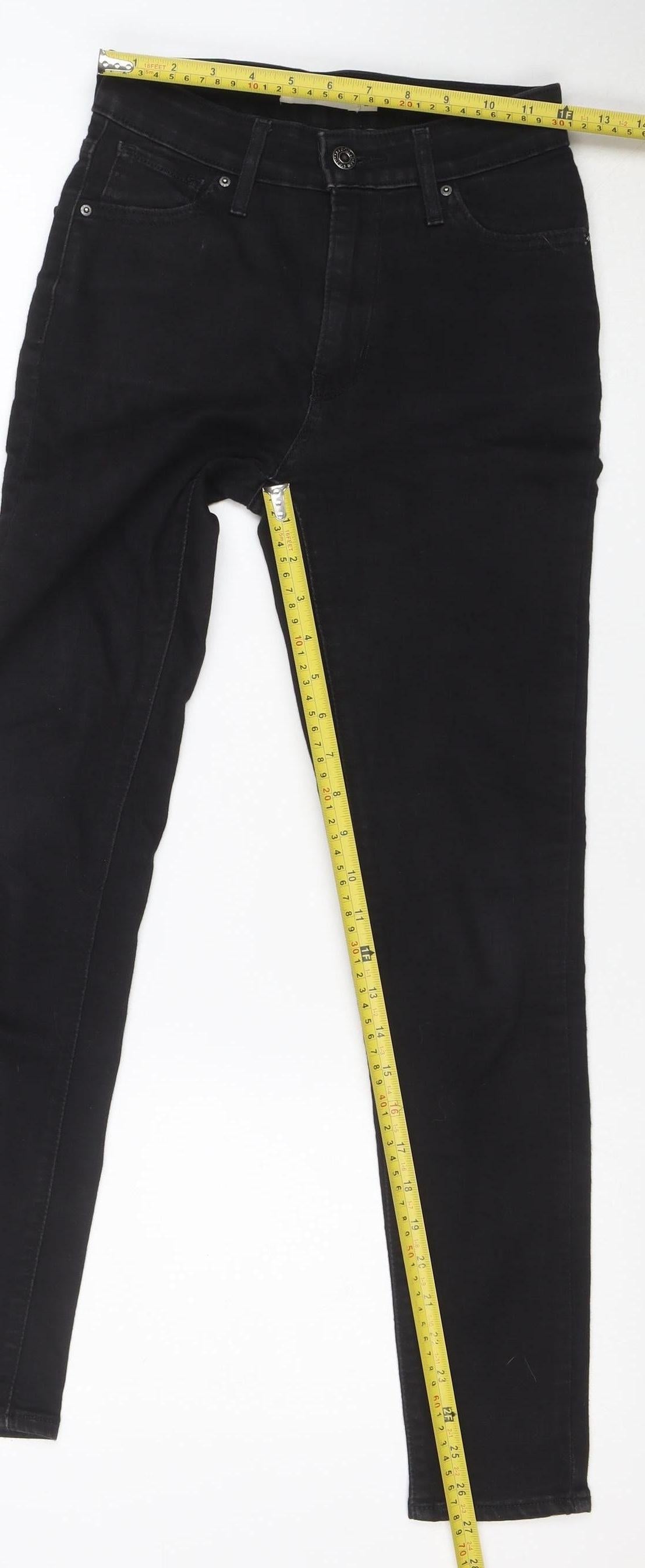 Levi's Women's Black 721 High Rise Skinny Jeans Size 26