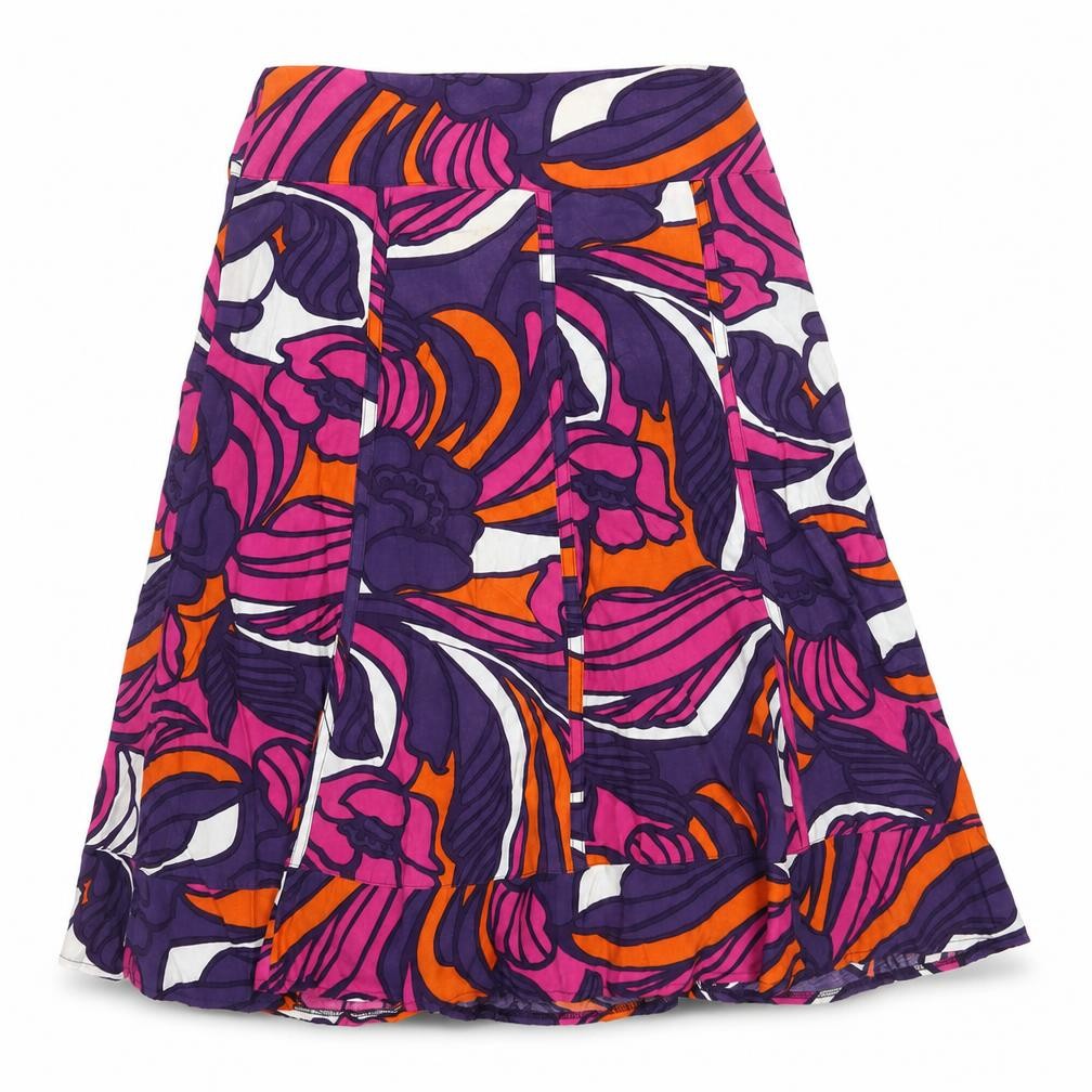 Principles Petite Multicoloured Floral A-Line Dress Size 8