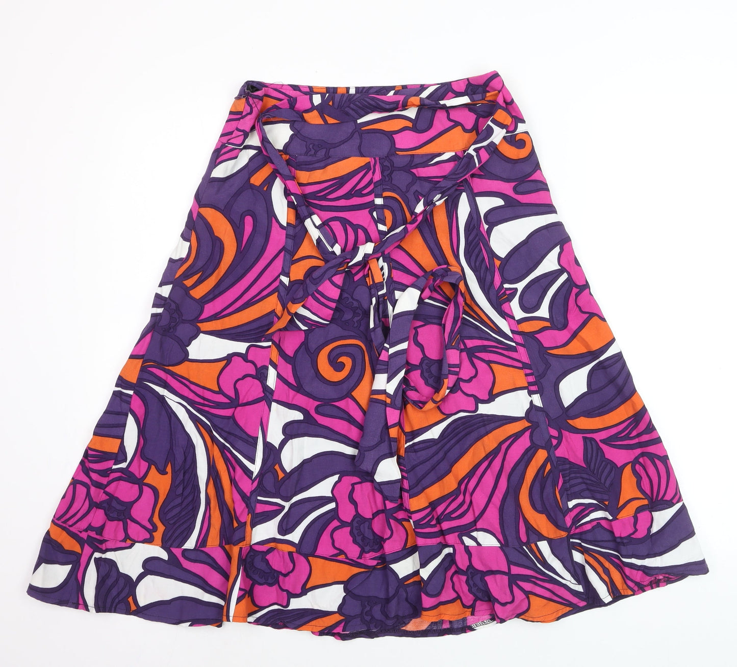 Principles Petite Multicoloured Floral A-Line Dress Size 8