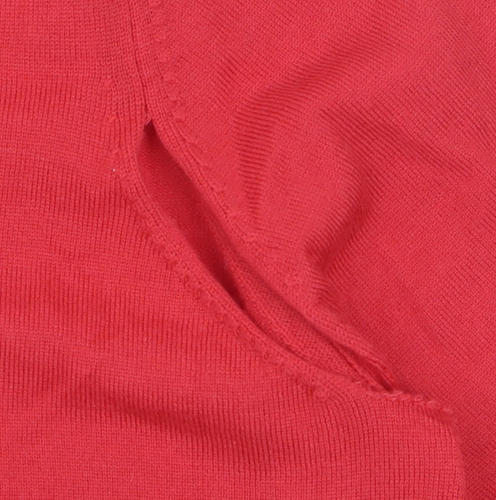 Marks and Spencer Women Red Size 16 Merino Wool Crew Neck Jumper