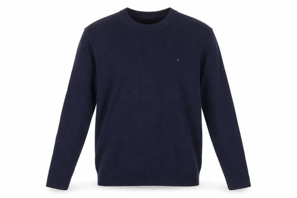 Marks and Spencer Men’s Blue Wool Crew Neck Jumper M Regular Fit