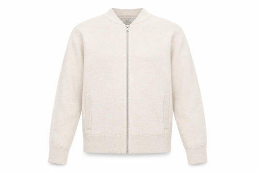 Marks & Spencer Men's Beige XS Full Zip Knit Jumper