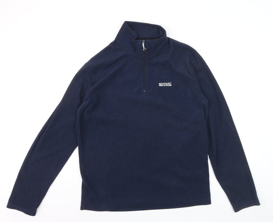 Regatta Men’s Blue Fleece 1/2 Zip Pullover Sweatshirt M