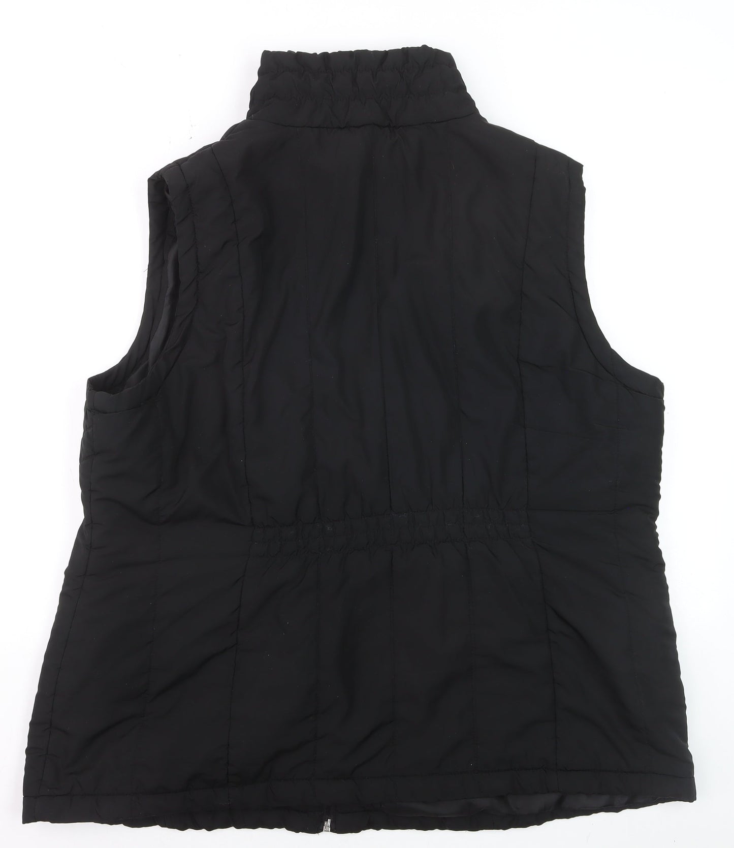 BHS Womens Black Size 22 Lined Puffer Bodywarmer Vest