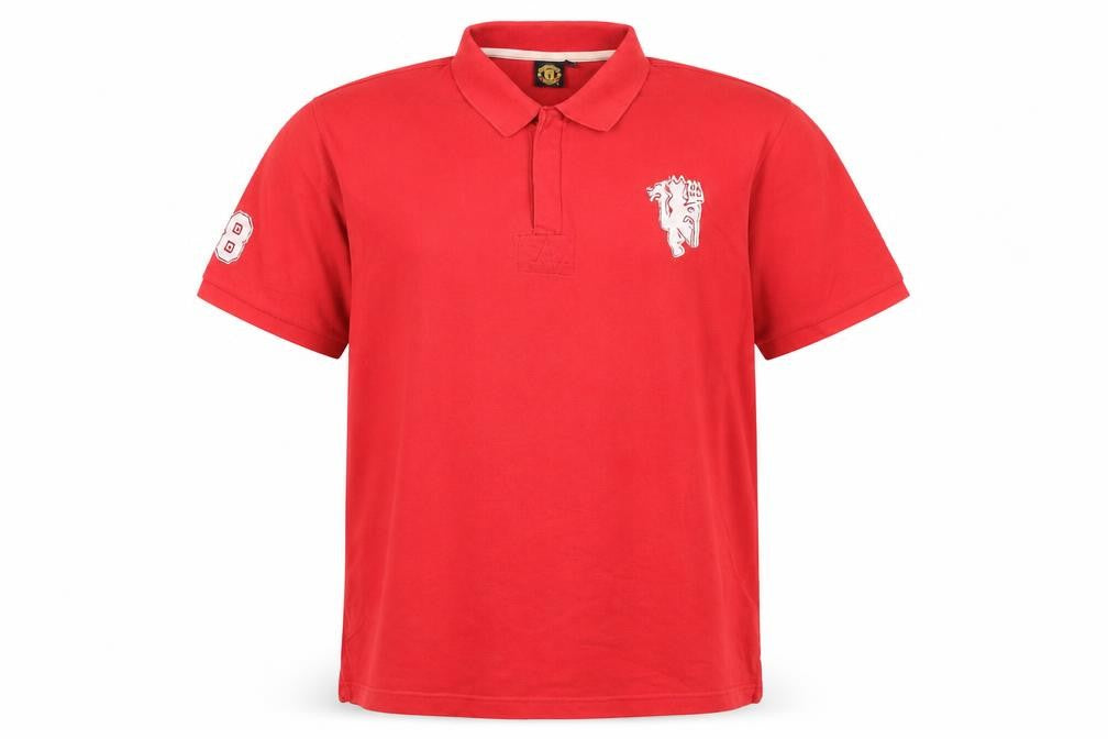 Manchester United Men's Red Cotton Polo Shirt XL