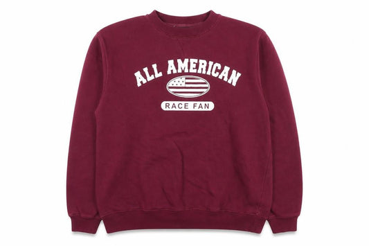 SMI Properties Men's Burgundy All American Graphic Crew Neck Sweatshirt XL