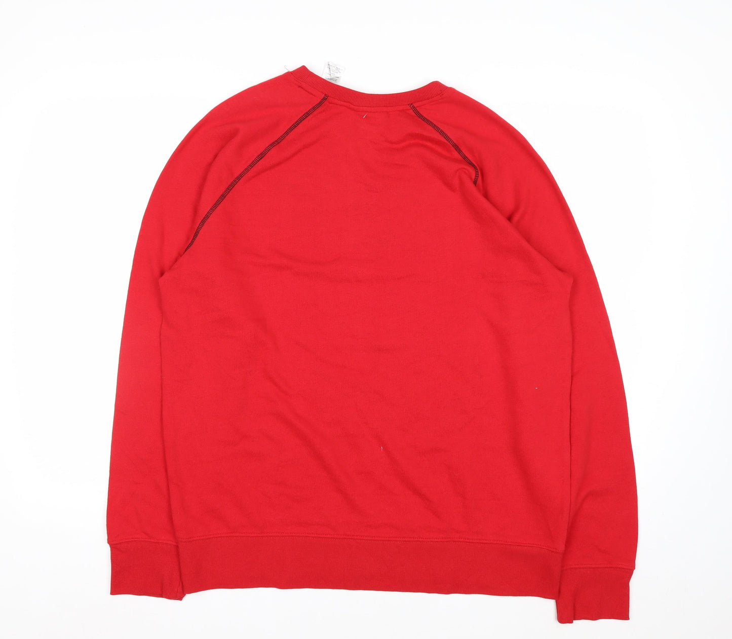 Reebok Men's Red Pullover Crew Neck Sweatshirt Size M