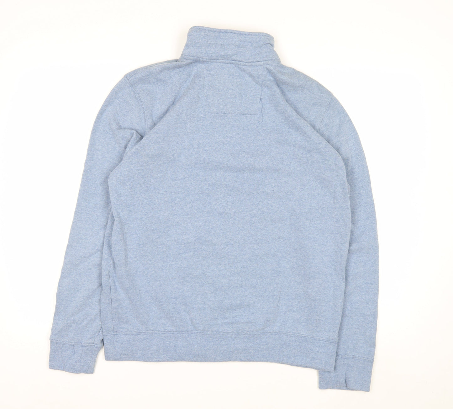 Nautica Men's Blue 1/4 Zip Fleece Sweatshirt Size S Regular Fit