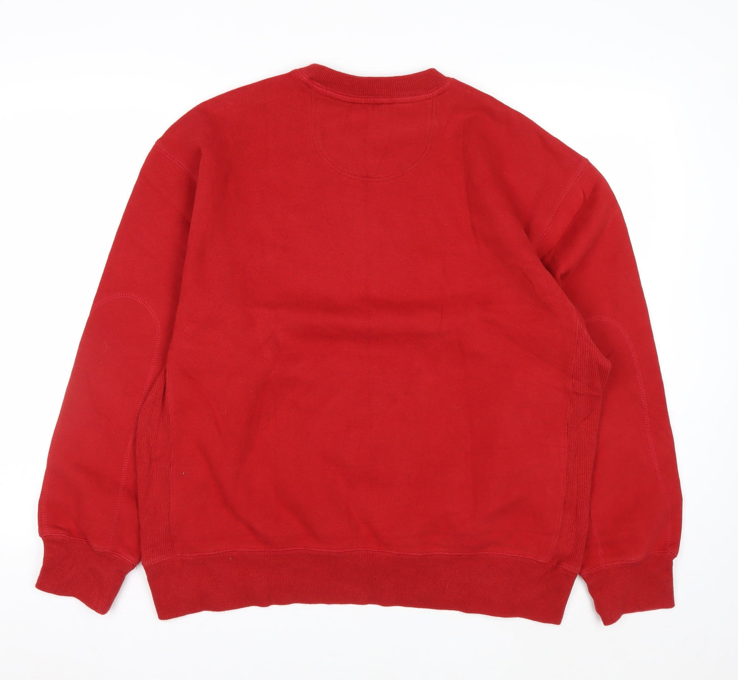 IZOD Men's Red Crew Neck Pullover Sweatshirt Size L