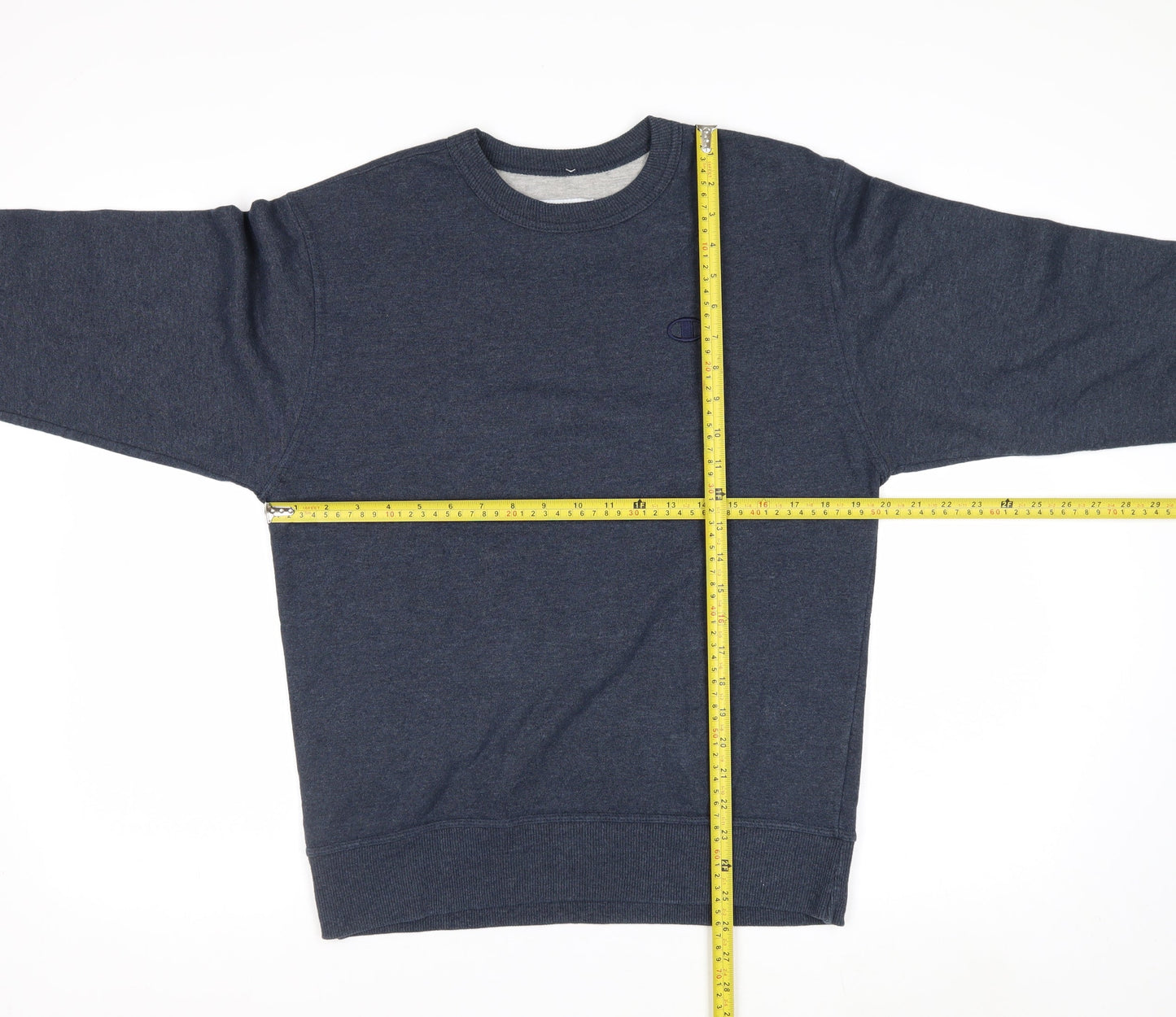 Champion Men's Blue Crew Neck Pullover Sweatshirt Size S