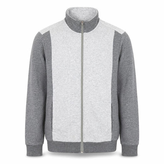 Calvin Klein Men's Grey Full Zip Sweatshirt Size S