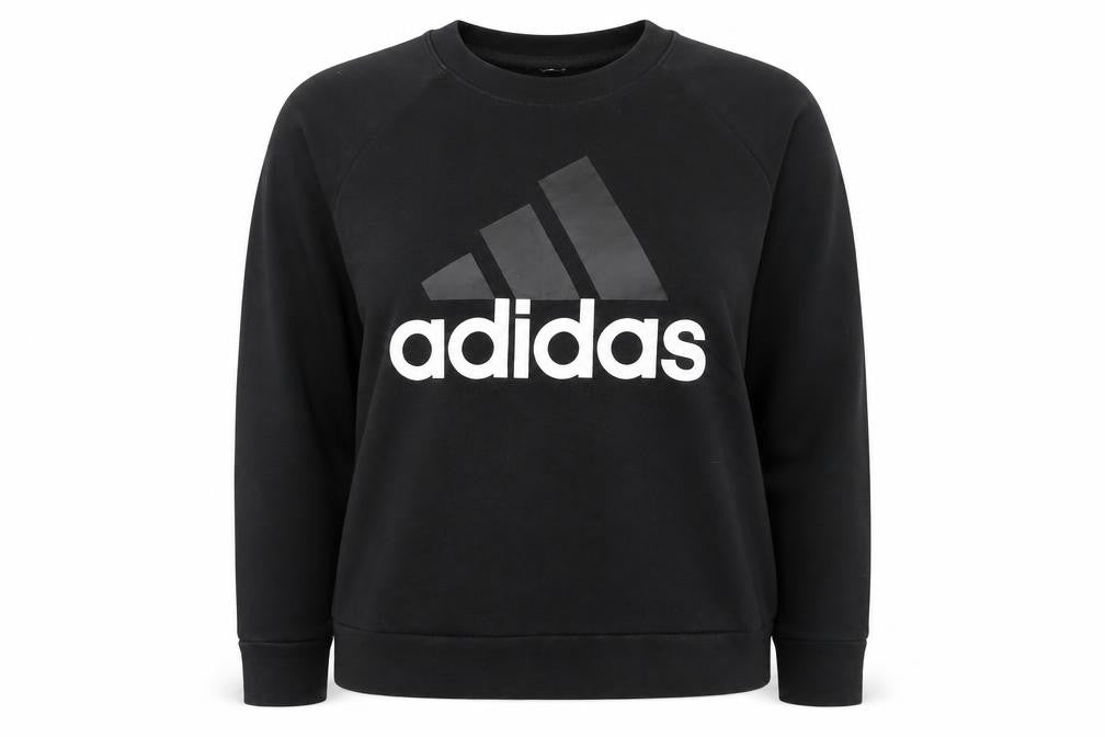 Adidas Women's Black XL Crew Neck Pullover Sweatshirt