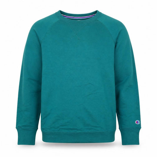 Champion Men's Green Crew Neck Pullover Sweatshirt Size M