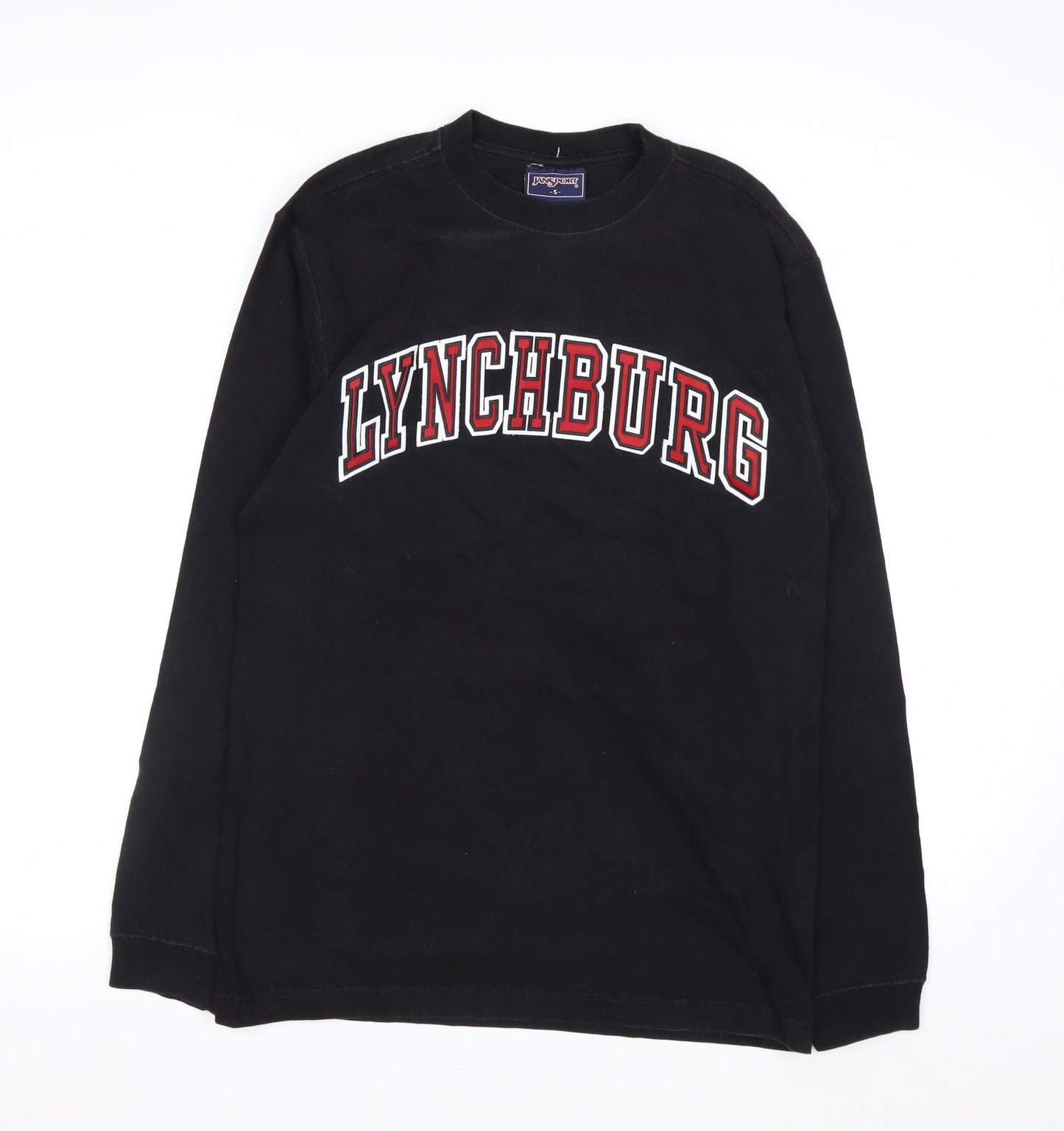 Jansport Men’s Black Lynchburg Graphic Pullover Sweatshirt Small