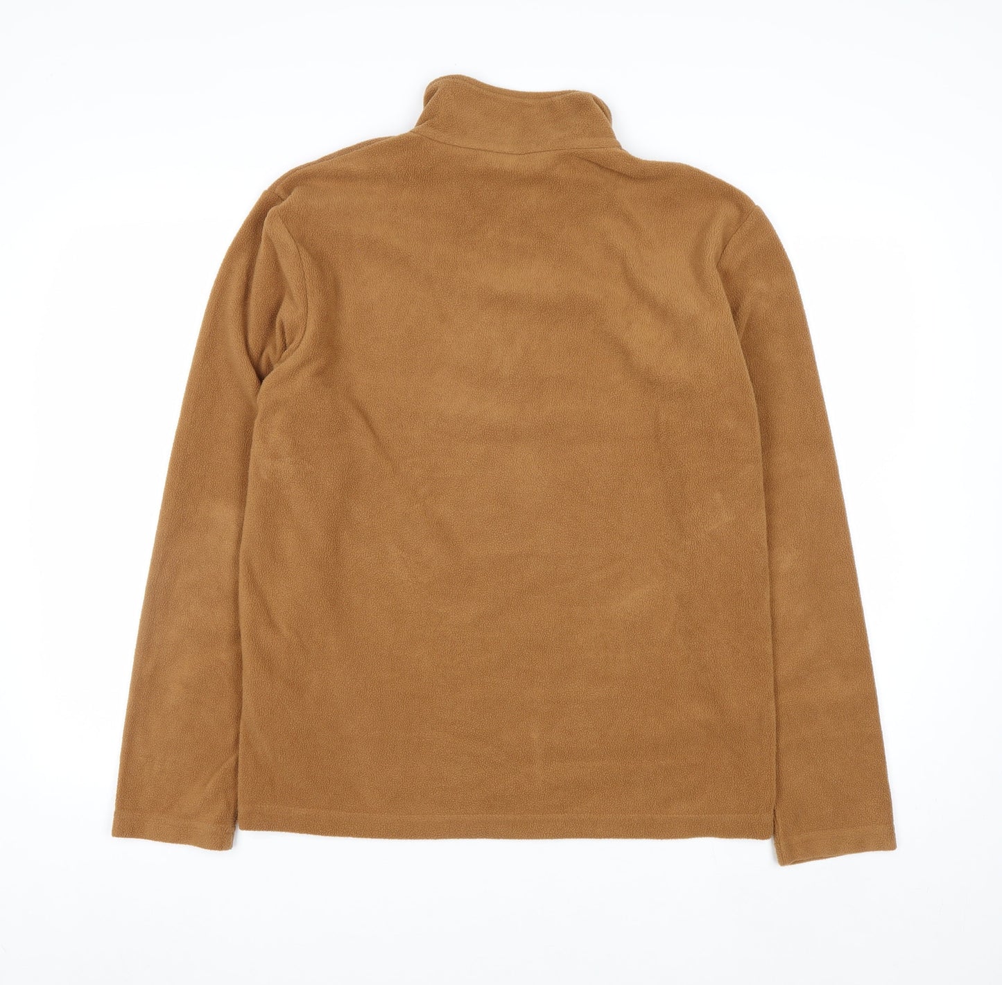 Regatta Brown 1/4 Zip Fleece Sweatshirt Men's M Outdoor Pullover