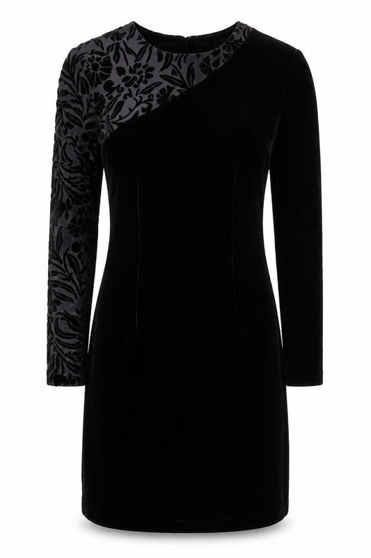Liz Claiborne Women’s Black Velvet Sheath Dress Size 8