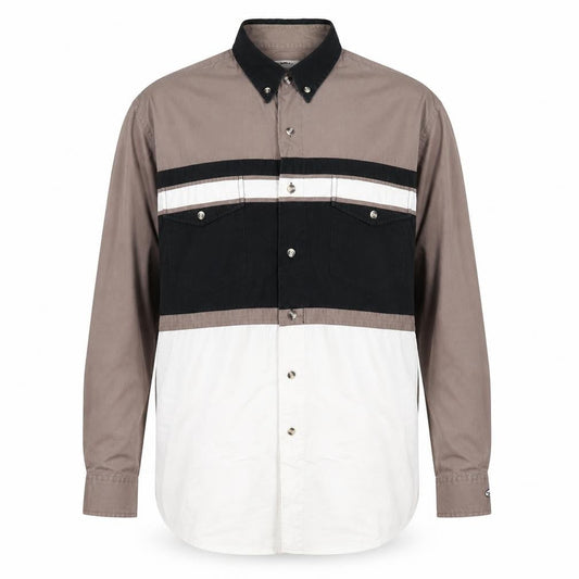 Cumberland Outfitters Men's Multicoloured Western Button-Up Shirt L