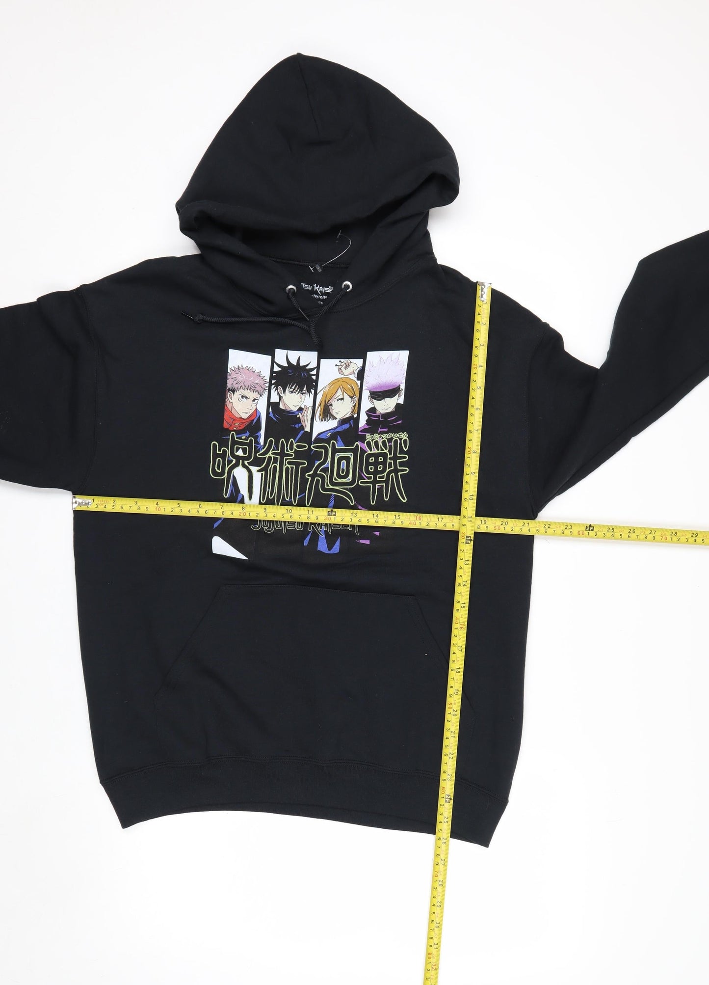 Crunchyroll Men Black Jujutsu Kaisen Pullover Hoodie M Anime Graphic