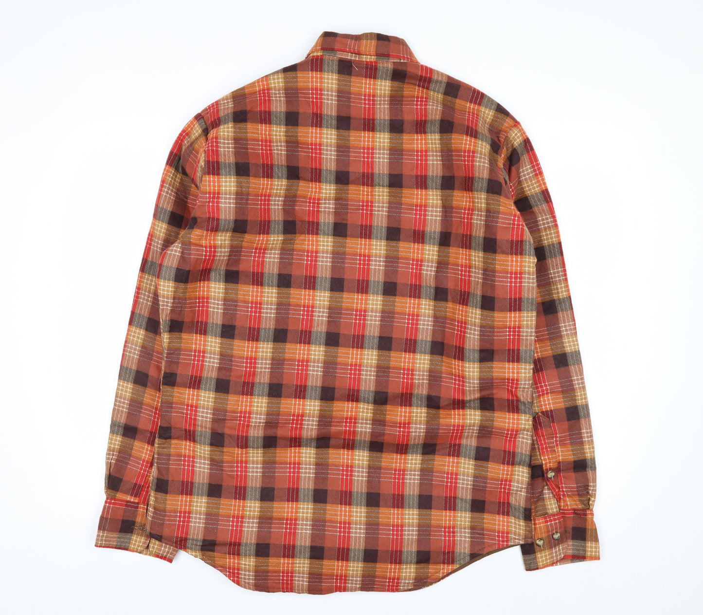 Northwest Territory Men's Brown Checked Lined Flannel Jacket M