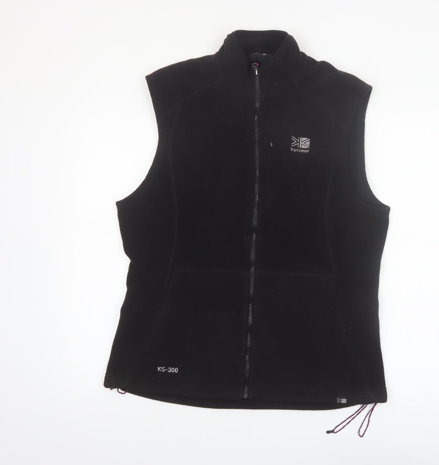 Karrimor Women's Black Fleece Bodywarmer Waistcoat Size 14
