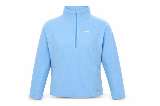 Helly Hansen Women Blue Fleece Pullover Sweatshirt XL 1/2 Zip